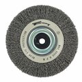 Forney Command PRO Wire Wheel, Crimped, 6 in x .014 in x 1/2 in - 5/8 in 72895